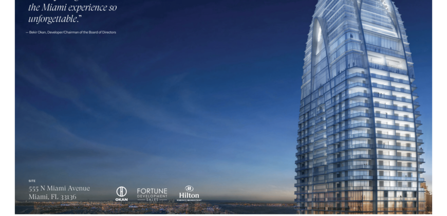 Okan Tower 3 Bedrooms 1776 Sq.Ft. Apartment